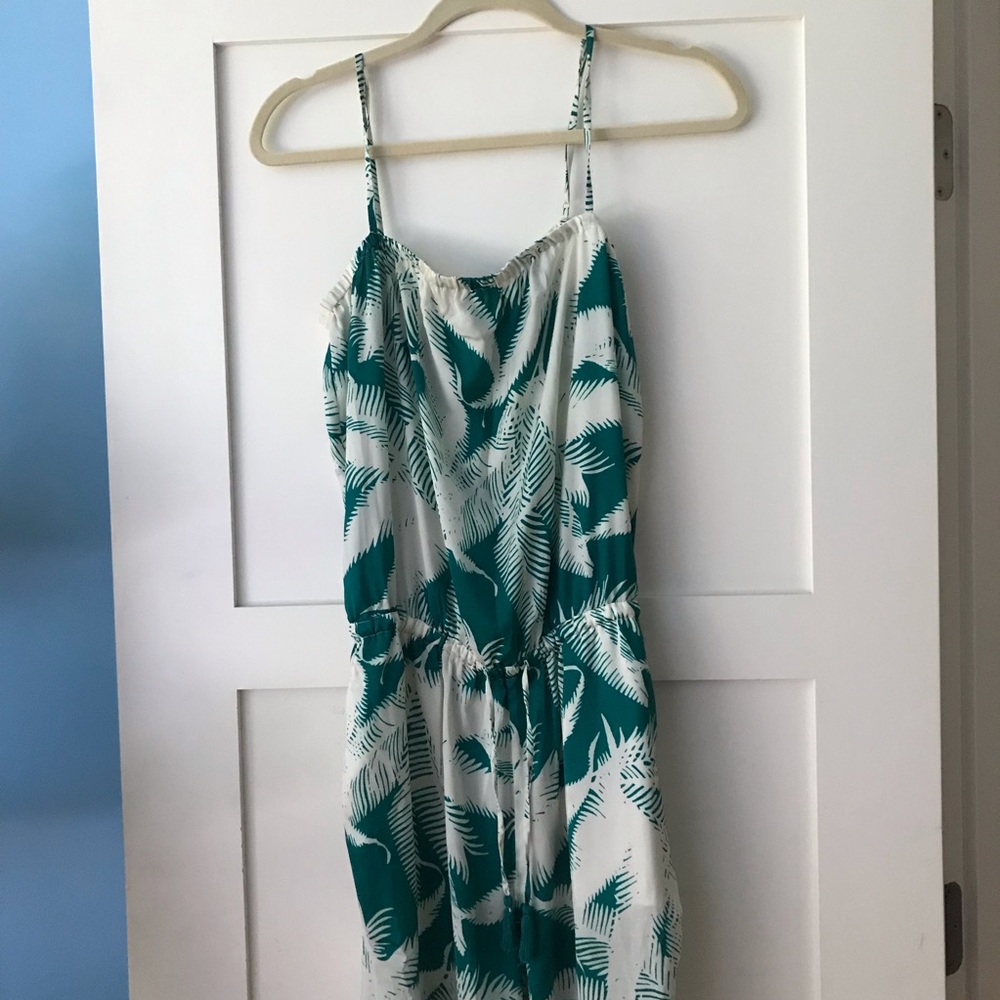 JCREW FACTORY PALM JUMPSUIT